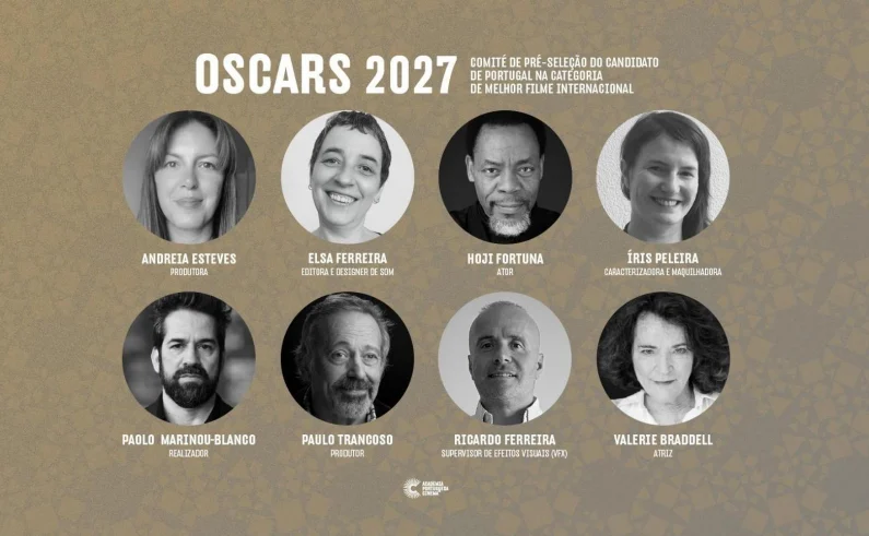 Academia Portuguesa de Cinema anuncia o Comité de Seleção do candidato português aos Óscares 2027